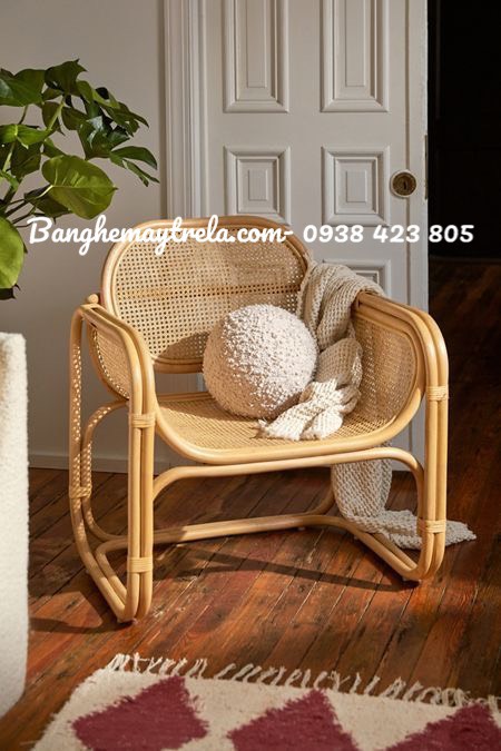 Ghế sofa đơn mây lưới mắt cáo